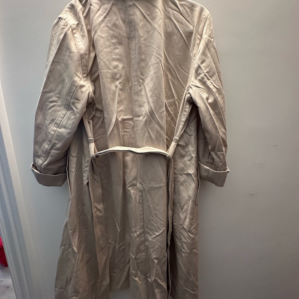 Everlane The Drape Trench Coat In Sandstone L - Picture 4 of 5